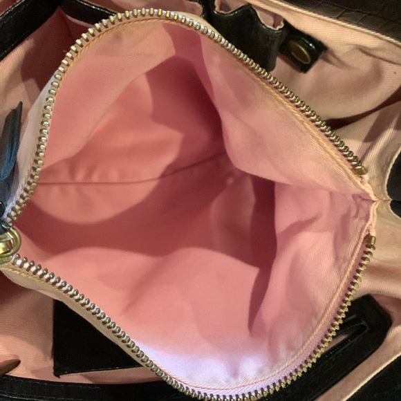 Sigrid Olsen black leather shoulder bag - Picture 6 of 7